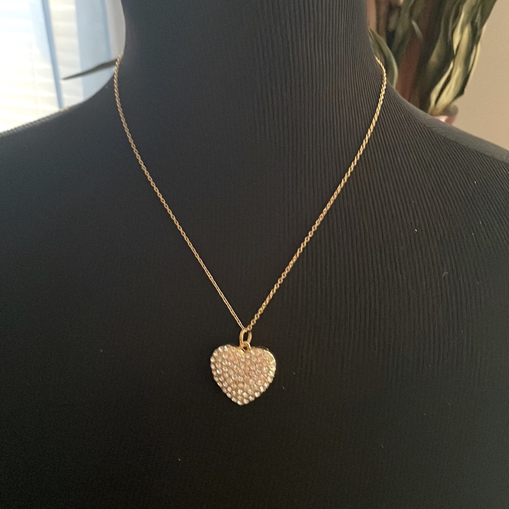 FabulouslyFitted | Full Heart Rhinestone Necklace